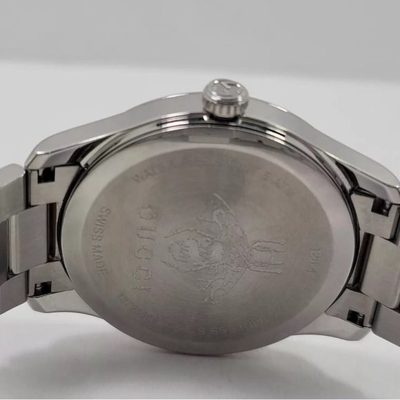 Gucci G-Timeless SWISS Quartz Bee Dial Two Tone Stainless Steel Watch YA1264131 - Picture 7 of 10